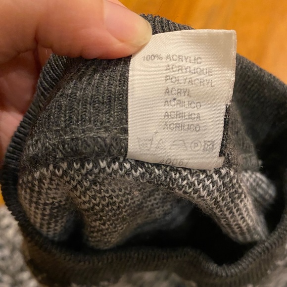 Vintage Houndstooth Oversized Pullover Sweater - Picture 7 of 10